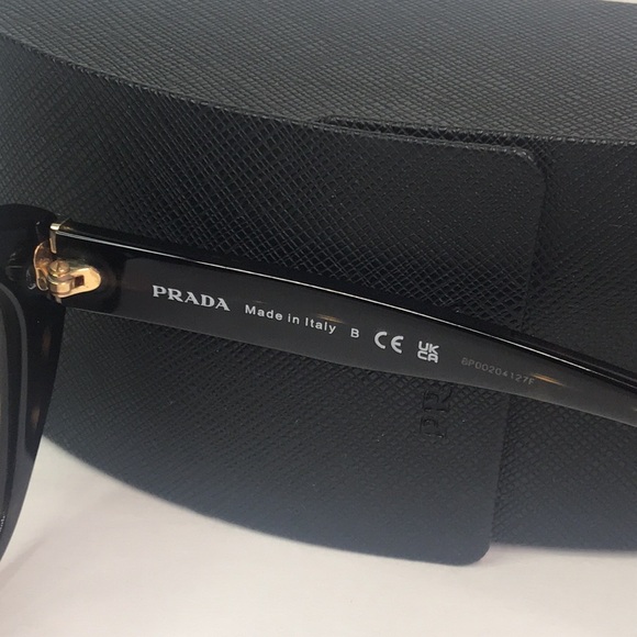 New Authentic PRADA  Acetate Sunglasses SPR 16X Tortoise - Picture 12 of 13